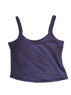 Old Navy Dark Purple Ribbed Tank Top